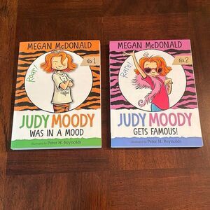 Judy Moody Gets Famous and Was in a Mood Chapter Books Children